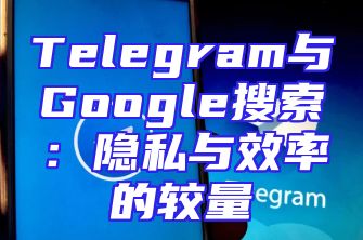 Telegram与Google搜索：隐私与效率的较量