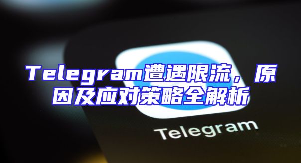 Telegram遭遇限流，原因及应对策略全解析