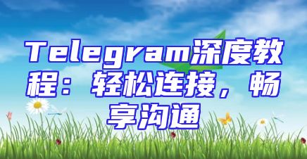 Telegram深度教程：轻松连接，畅享沟通