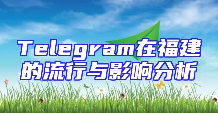 Telegram在福建的流行与影响分析