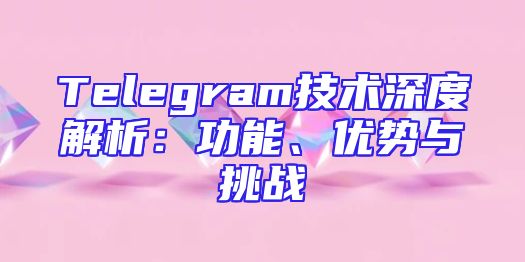 Telegram技术深度解析：功能、优势与挑战