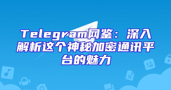 Telegram网鉴：深入解析这个神秘加密通讯平台的魅力