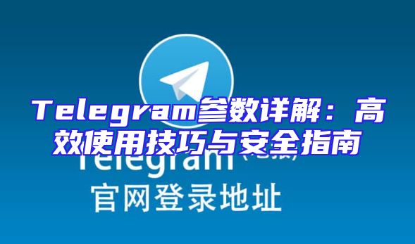 Telegram参数详解：高效使用技巧与安全指南