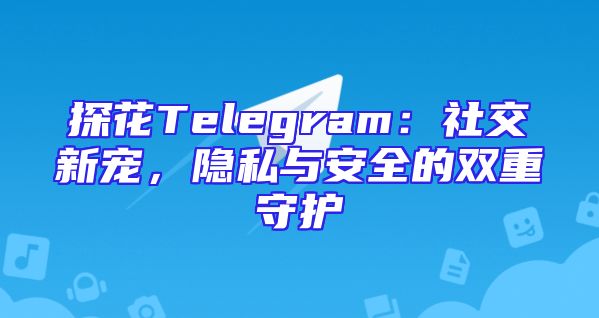 探花Telegram：社交新宠，隐私与安全的双重守护
