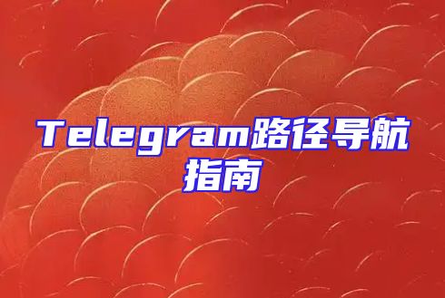 Telegram路径导航指南