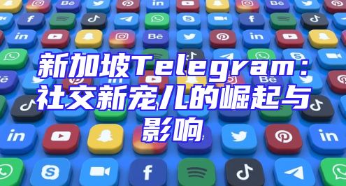 新加坡Telegram：社交新宠儿的崛起与影响
