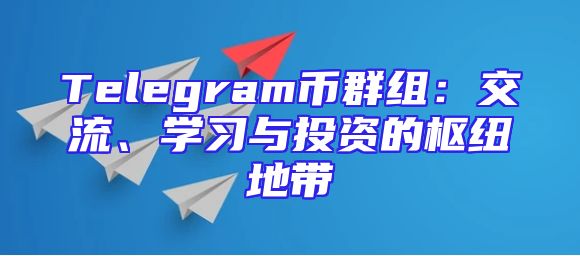 Telegram币群组：交流、学习与投资的枢纽地带