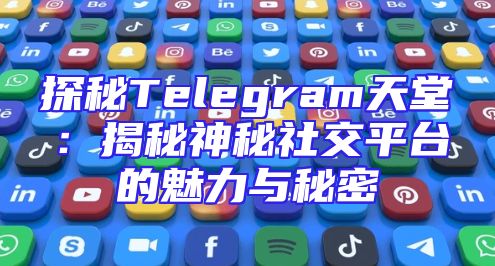 探秘Telegram天堂：揭秘神秘社交平台的魅力与秘密