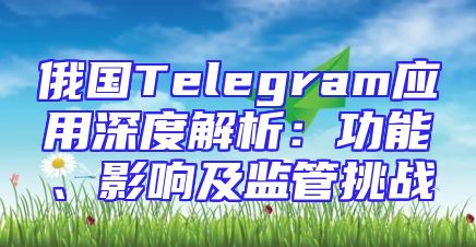 俄国Telegram应用深度解析：功能、影响及监管挑战
