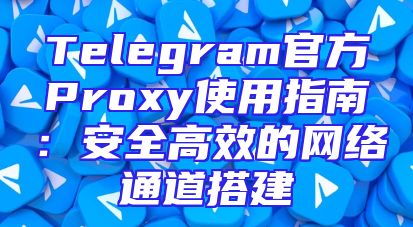 Telegram官方Proxy使用指南：安全高效的网络通道搭建