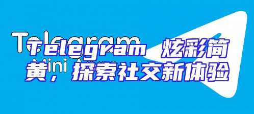 Telegram 炫彩简黄，探索社交新体验