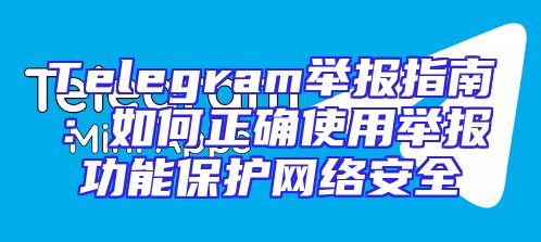 Telegram举报指南：如何正确使用举报功能保护网络安全