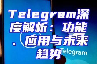 Telegram深度解析：功能、应用与未来趋势